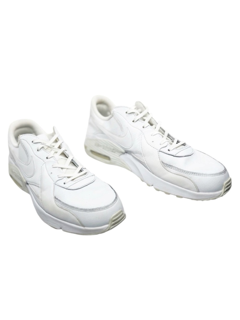 Nike Air Max Excee White Leather Training Shoes Mens Size 13 Comfort